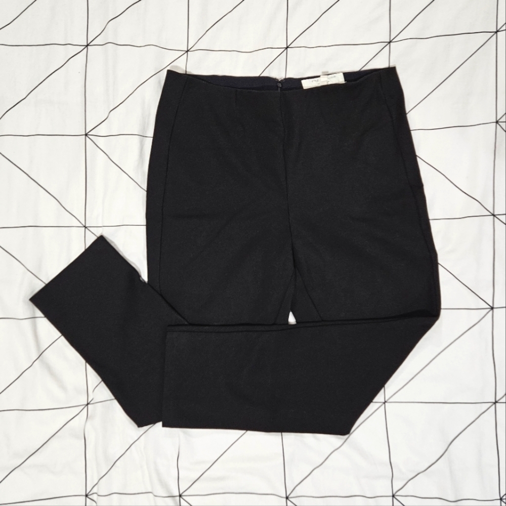 Rag & Bone Black Dressy Leggings Side Zip Size 10